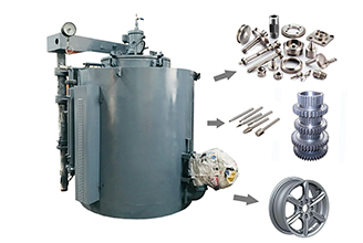 What is the nitriding temperature of the nitriding furnace