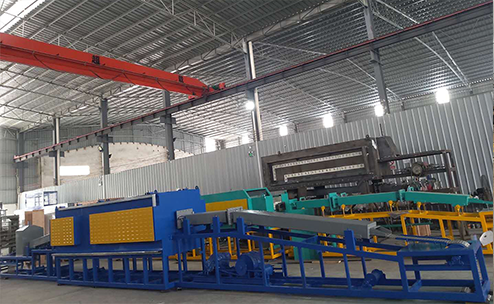 Conveyor belt continuous controlled atmosphere heat treatment sintering furnace