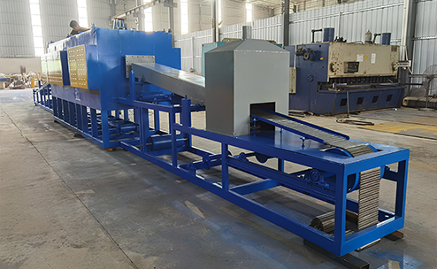 Conveyor belt continuous controlled atmosphere heat treatment sintering furnace