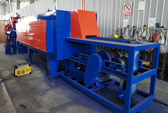 Structural composition of mesh belt heating furnace