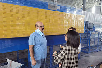 Warmly welcome our Egyptian friends to our factory to exchange and learn