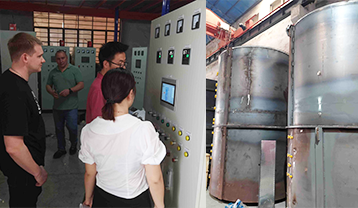 Customer acceptance - Large scale pit type carburizing furnace