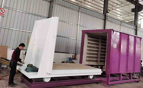 Carbon steel car type tempering heat treatment furnace