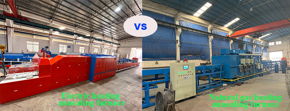 Comparison of Natural Gas Heating and Electric Heating in Continuous Furnaces
