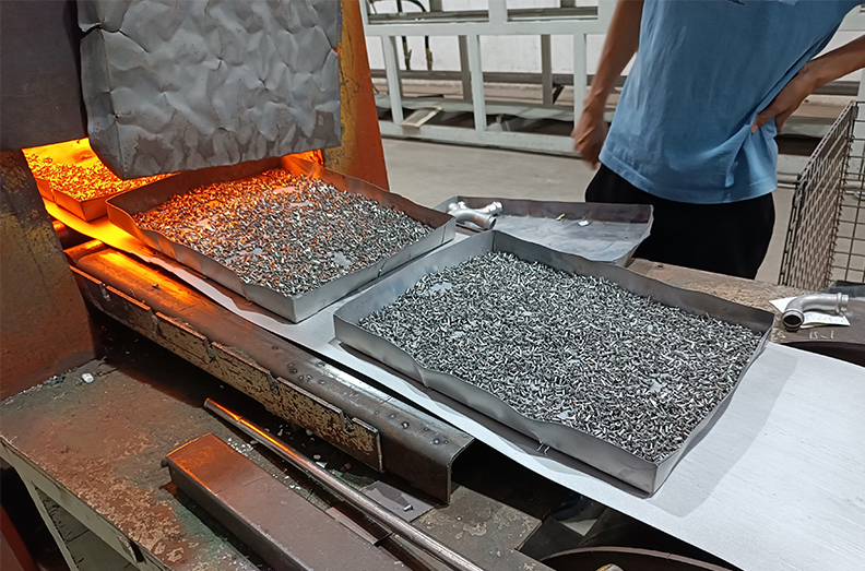 What heat treatment is required for SDS screws