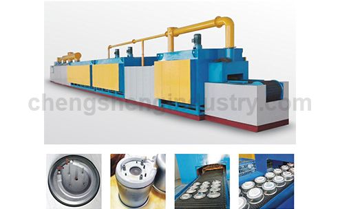 Industrial Continuous Electric Aluminum Brazing Furnace / Oven