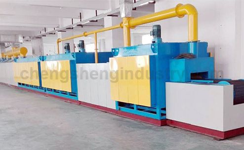 Heat Element Continuous Mesh Belt Aluminum Brazing Furnace