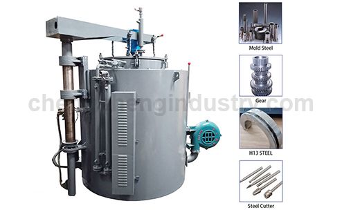 Well Type Electric Steel Nitriding Furnace With Atmosphere Protective