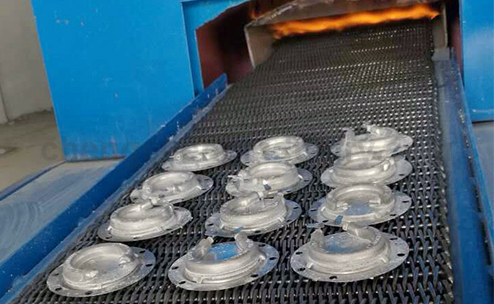 Heat Element Continuous Mesh Belt Aluminum Brazing Furnace