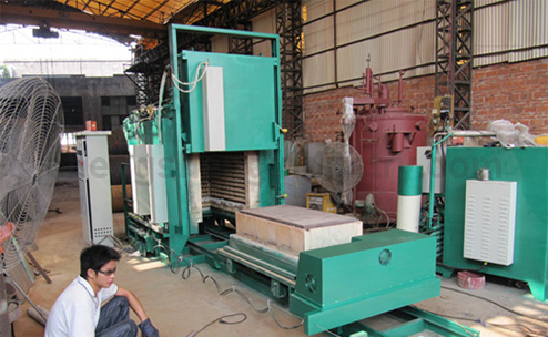 Factory Price Trolley Resistance Heat Treatment Furnace