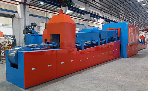 HCS Continuous Mesh Belt Copper Brazing Electric Furnace Manufacturer for Metal Mechanical Parts