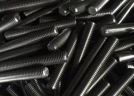 Which metal products require blackening heat treatment