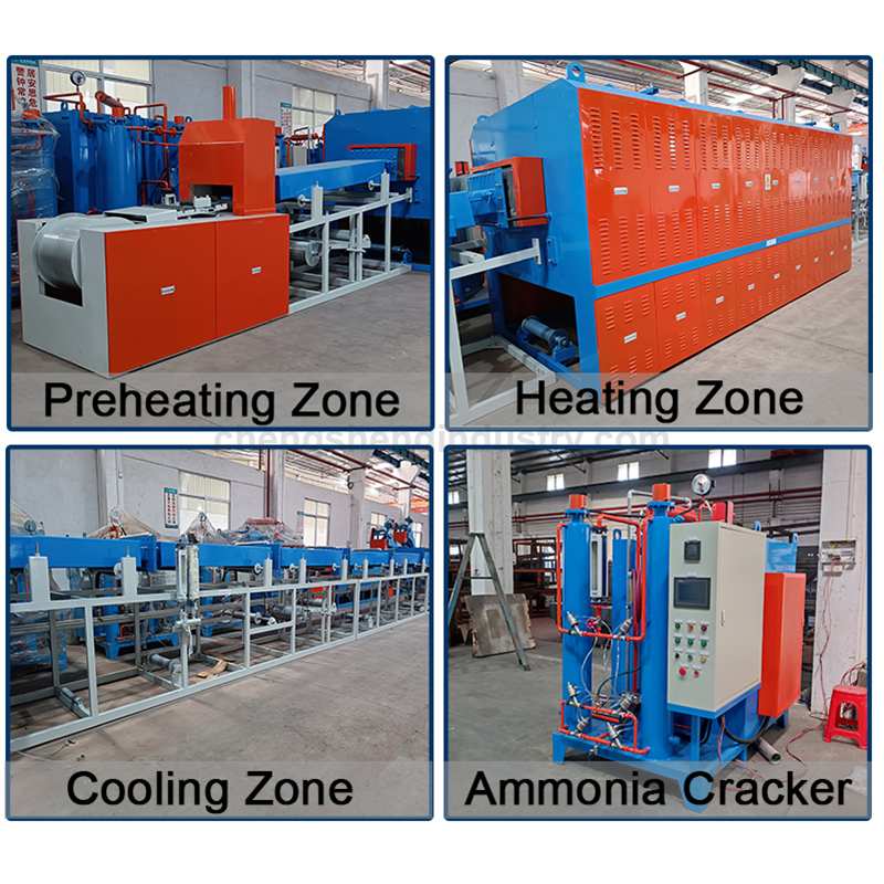 Continuous Atmosphere-Protected Bright Powder Metallurgy Sintering Furnace