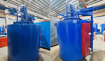 Pit type carburizing furnace