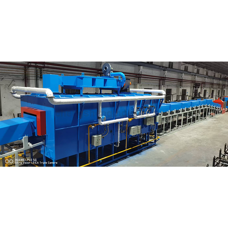 Natural gas heating bright annealing furnace for stainless steel kitchen sink