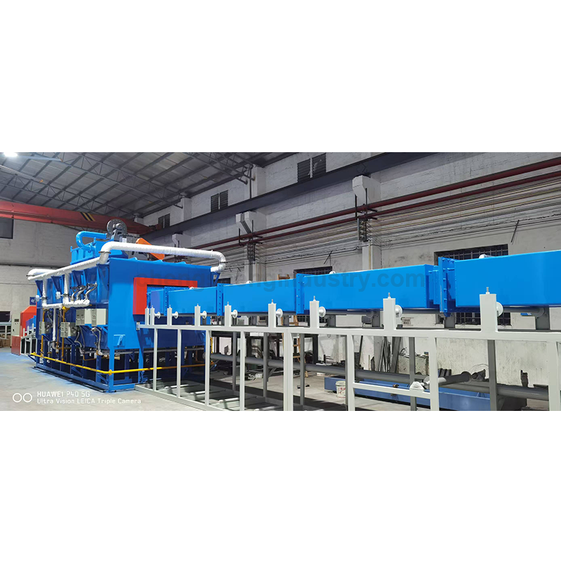 Natural gas heating bright annealing furnace for stainless steel kitchen sink