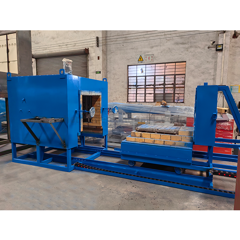 Trolley-type tempering resistance furnace for high chromium cast steel rolls