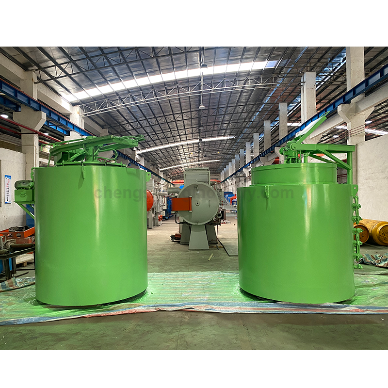 HCS 35kw Quenching Hardening Carburising Tempering Pit Type Furnace for Carbon Steel Metal Part