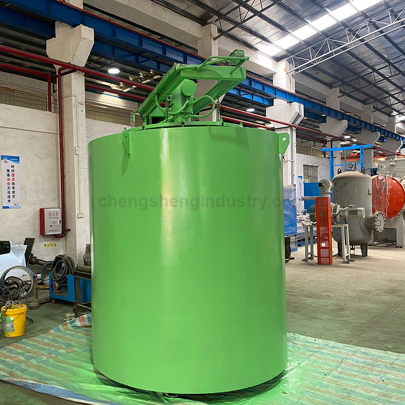 HCS 35kw Quenching Hardening Carburising Tempering Pit Type Furnace for Carbon Steel Metal Part