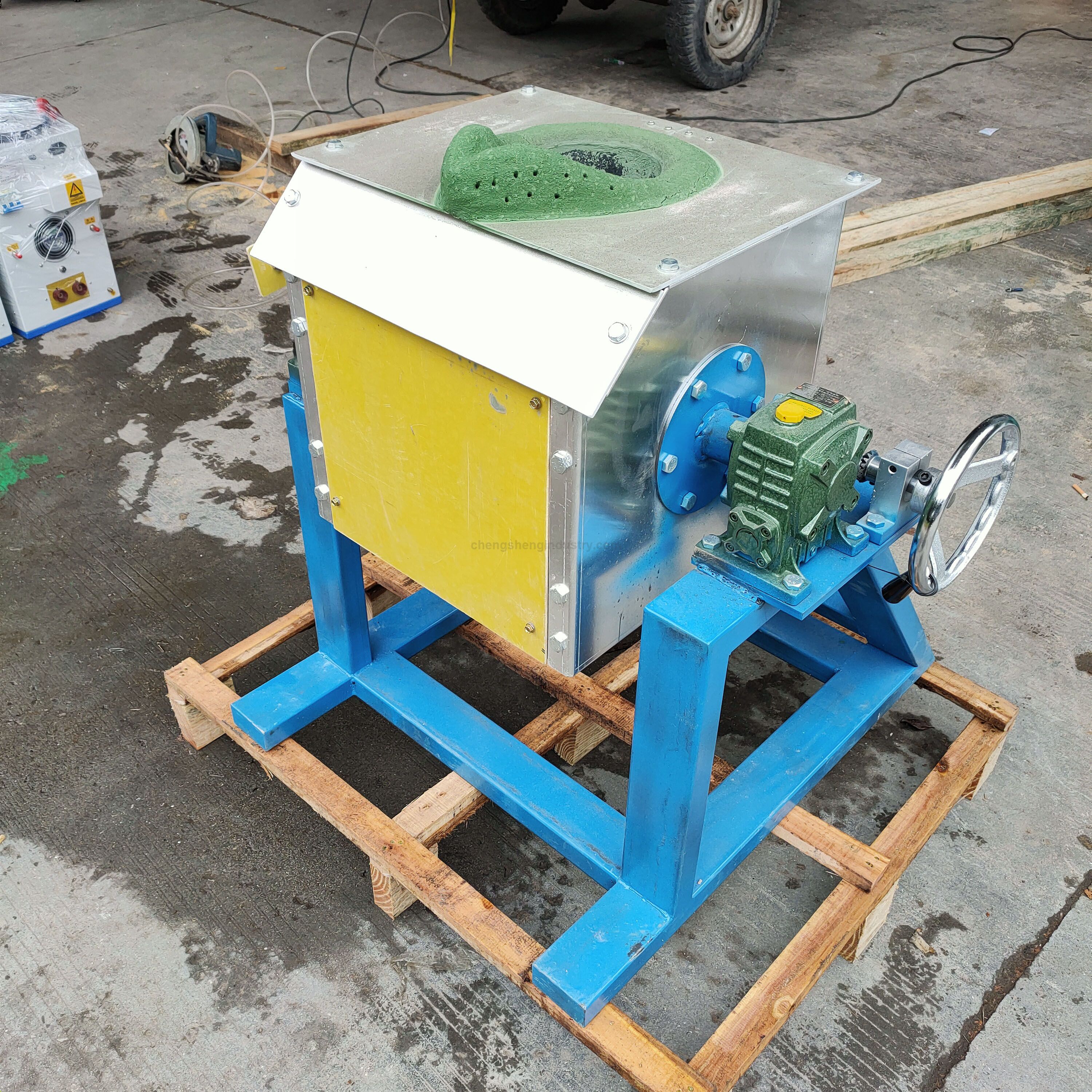 HCX medium frequency induction melting furnace for aluminum