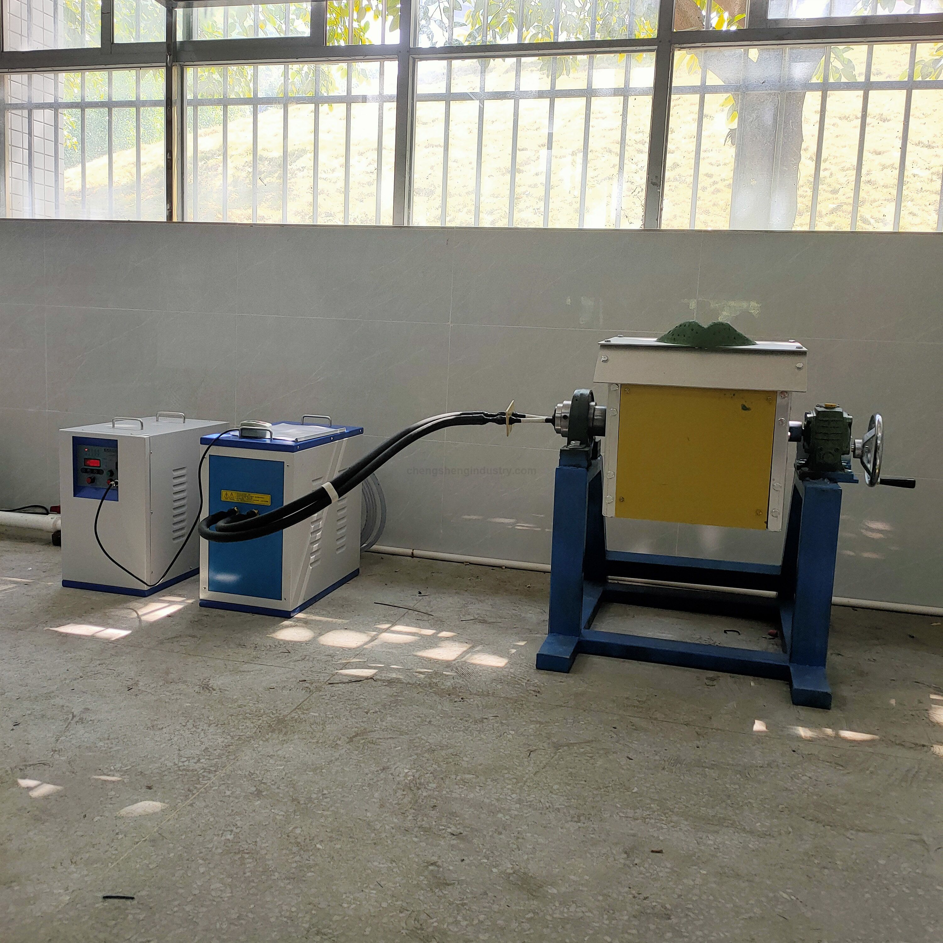 HCX medium frequency induction melting furnace for aluminum