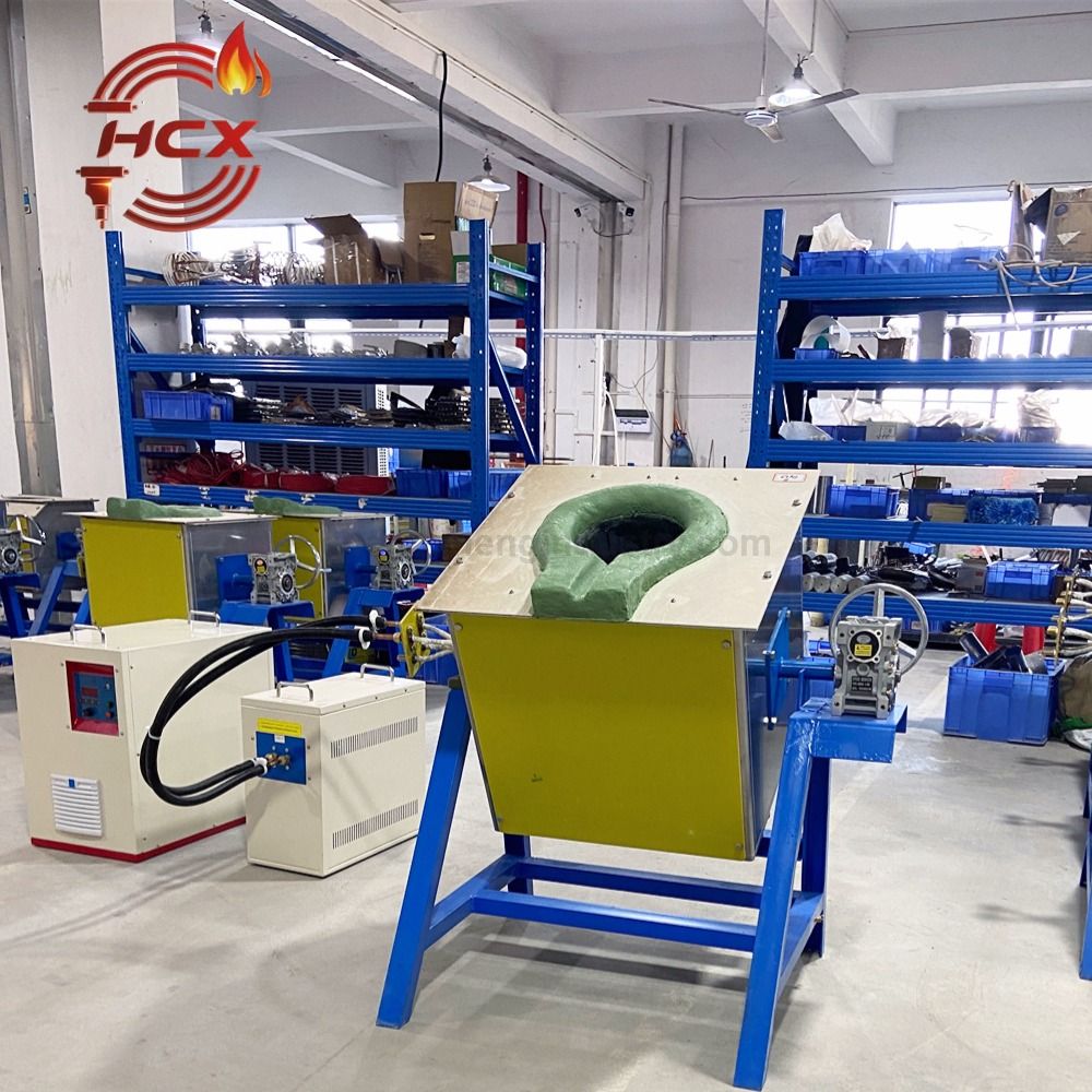 HCX medium frequency induction melting furnace for aluminum