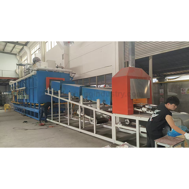 HCS Natural Gas-Heating Atmosphere Controlled Bright Annealing Furnace for Stainless Steel Kitchen Tanks