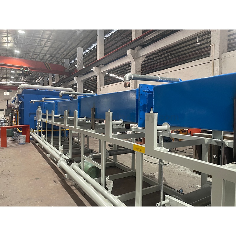 HCS Natural Gas-Heating Atmosphere Controlled Bright Annealing Furnace for Stainless Steel Kitchen Tanks