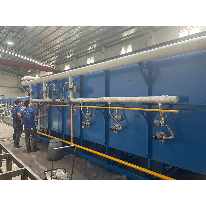 HCS Natural Gas-Heating Atmosphere Controlled Bright Annealing Furnace for Stainless Steel Kitchen Tanks