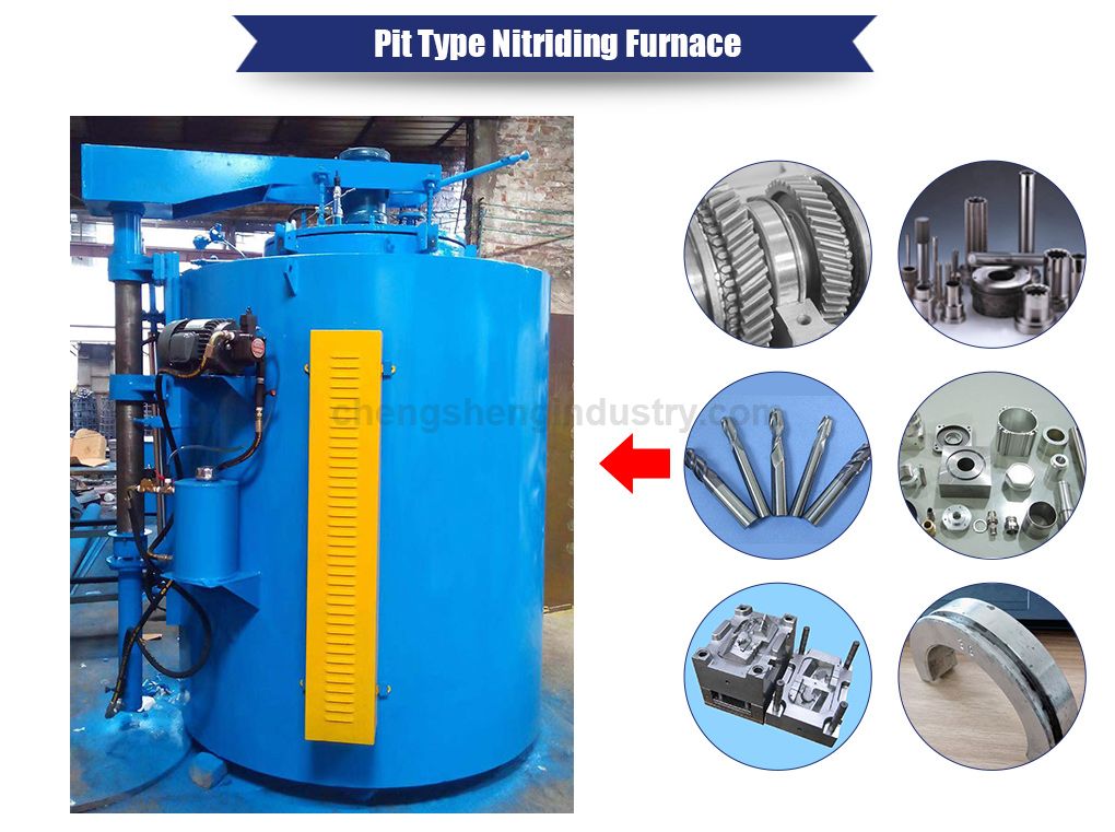 Pit Type Vacuum Gas Nitriding Heat Treatment Furnace