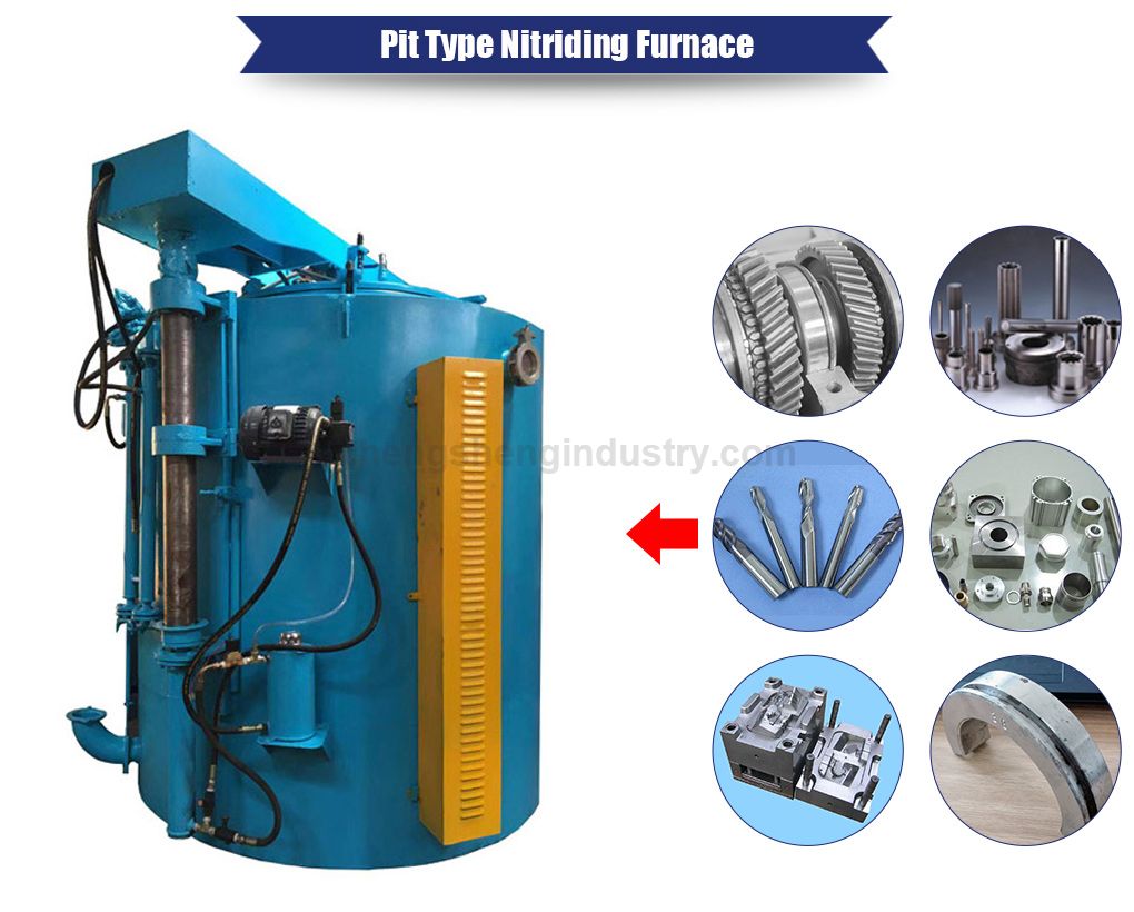 H13 Aluminum Extrusion Dies Nitriding Heat Treatment Furnace