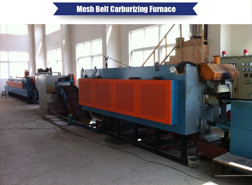 Continuous Mesh Belt Carburizing Hardening and Tempering Furnace