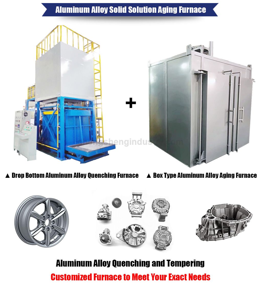 Drop Bottom Aluminum Quenching Heat Treatment Furnace