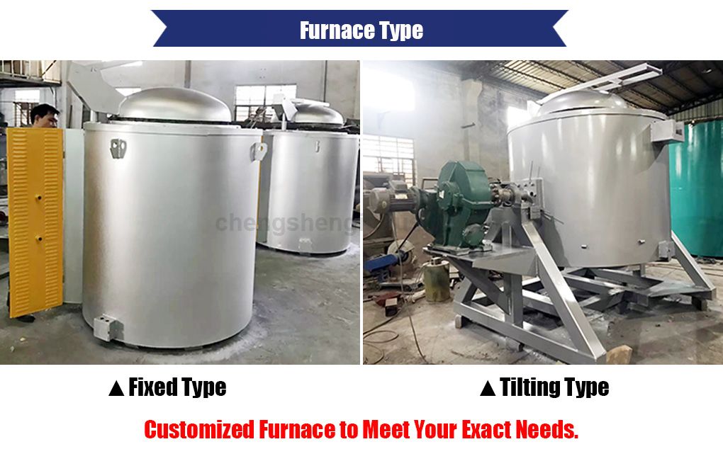 Aluminum Alloy Electric Resistance Crucible Melting Furnace