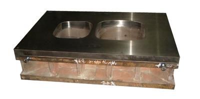 Customized Double-Bowl Sink Mould for stainless steel kitchen sink production line