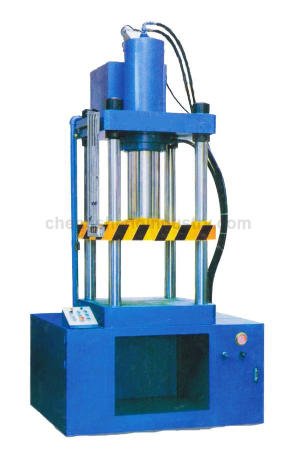 Metal powder forming hydraulic press making machine