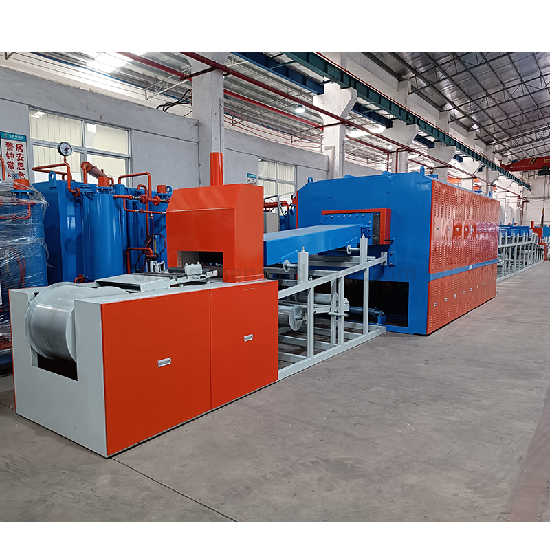 Conveyor belt continuous controlled atmosphere heat treatment sintering furnace