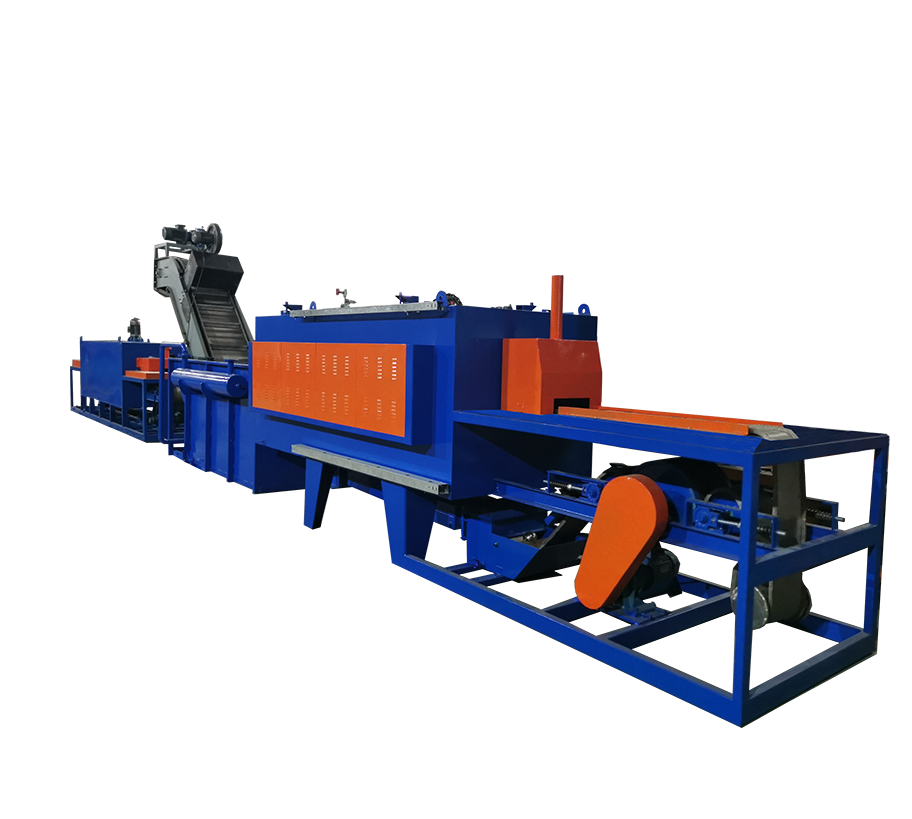 Mesh belt carburizing quenching and tempering furnace